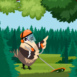 8. Katram zvirbulim pa eglei!