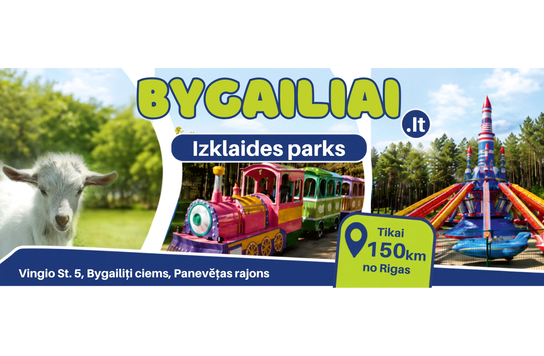 <h1><span style="color: #000000;">Atpūta dabā un dro&scaron;a izklaide - iesāc vasaru jaunajā Bygailiai atrakciju parkā Lietuvā!</span></h1>