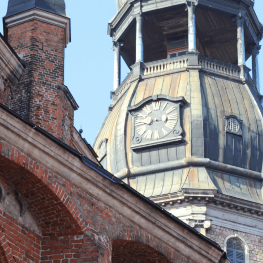 <p>Atjaunots Rīgas Svētā Pētera baznīcas torņa pulkstenis</p>