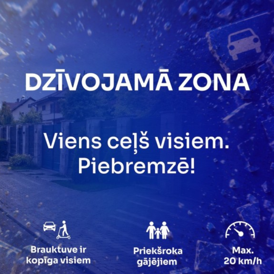 <p>Aptauja: Autovadītāji atbalsta noteikumus dzīvojamās zonās, taču pa&scaron;i tos pārkāpj</p>