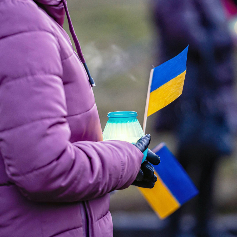 <p>Labdarības akcija &ldquo;Siltums Ukrainai no Latvijas&rdquo;</p>