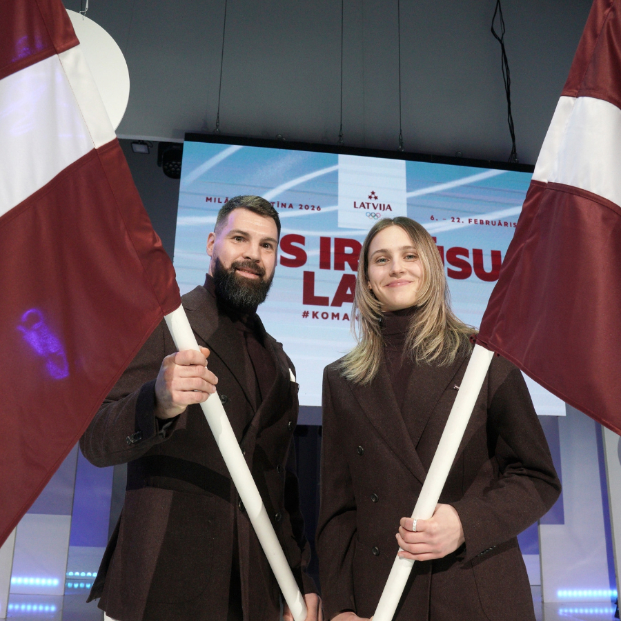 <p>Latvijas delegācijas karognesēji olimpisko spēļu atklā&scaron;anas ceremonijā būs Daugaviņ&scaron; un Ģērmane</p>