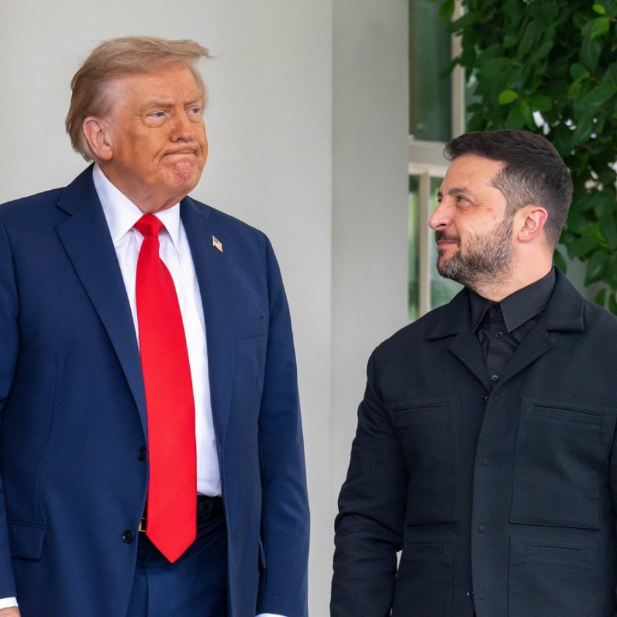 <p>Tramps miera sarunu bremzē&scaron;anā vaino Zelenski</p>