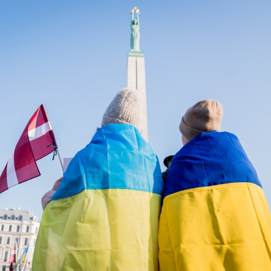 <p>Pie Brīvības pieminekļa atzīmēs ukraiņu organizētu Pateicības dienu Latvijai</p>